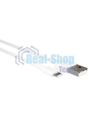 Дата-кабель MORE CHOICE (4620202555083) K87ia 2м USB 3.0A PD 27W для Lightning ng 8-pin Type-C - 2м, белый