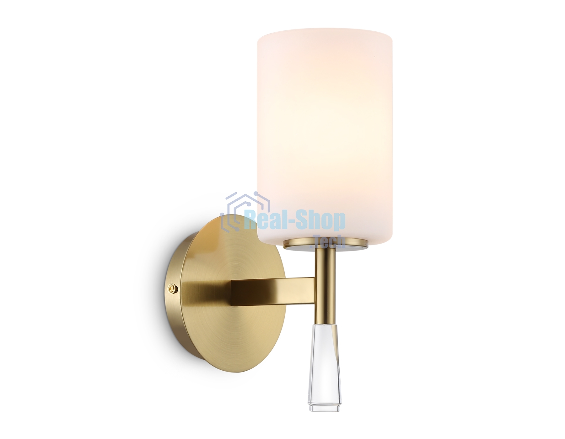 Настенный светильник Ambrella light LH56265 BS/FR латунь/белый матовый E27 max 60W 160*120*280