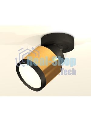 Светильник Ambrella Light XM8121001 PYG/SBK/PBK золото желтое полированное/черный песок/черный полированный GX53