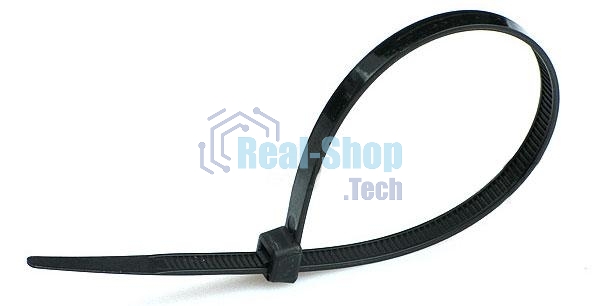Хомут нейлоновый Hammer Flex 235-0064,8*300мм, черный, упаковка 100 штук
