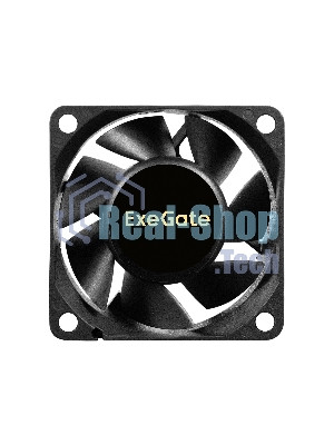 Вентилятор для корпуса ExeGate EX06025B3P-24 черный, 60 мм, 5100 об/мин, 34 дБ, 3 pin