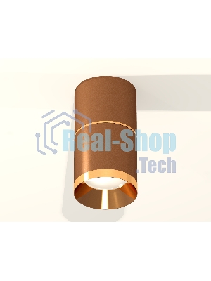 Светильник Ambrella Light XS7404061 SCF/PYG кофе песок/золото желтое полированное MR16 GU5.3 (C7404, A2072, C7404, N7034)