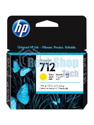 Картридж струйный HP 712 3ED69A желтый (29мл) для HP DJ Т230/630