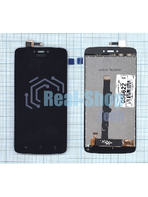 Дисплей для Motorola Moto C черный