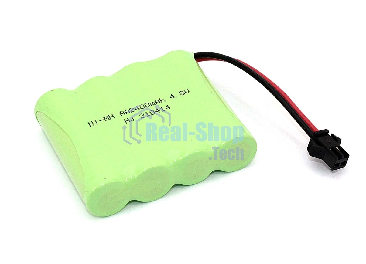 Аккумулятор Ni-Mh 4.8V 2400 mAh AA Flatpack разъем SM