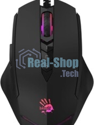 Мышь проводная A4Tech Bloody V8M Max черный, 12000 dpi, USB, кнопки - 10