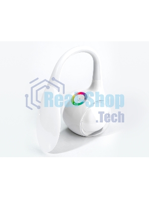 Светодиодная настольная лампа с RGB подсветкой Ambrella light DE532 WH белый LED 4200K+RGB 7.5W