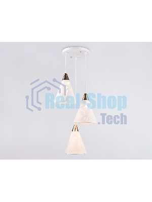 Светильник Ambrella light TR8433/3 WH/FGD белый/золото E27/3 max 40W D360*800