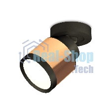 Светильник Ambrella Light XM8122001 PPG/SBK/PBK золото розовое полированное/черный песок/черный полированный GX53