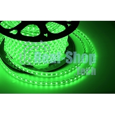 Лента светодиодная Neon-night 220 В, 10х7 мм, IP67, SMD 2835, 60 LED/m, цвет свечения зеленый, бухта 100 м