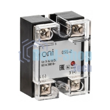 Реле твердотельное IEK Oni OSS-2 одноф. 380В (OSS-2-3-60-B)