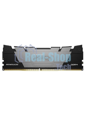 Оперативная память Kingston Fury Renegade, DDR4, 16GB (2x8GB), 3200MHz, CL16, DIMM, с радиатором, серый/черный