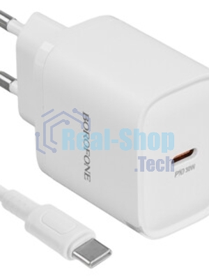 Сетевое зарядное устройство BOROFONE (6941991117442) BA84Aaa White