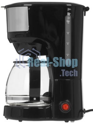 Кофеварка капельная Blackton Bt CM1117 черный, исп. кофе - молотый, 1,25 л, 750 Вт