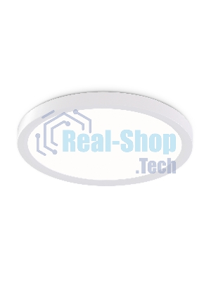 Светильник светодиодный ультратонкий Ambrella light FZ1903 WH белый IP54 20W 3000K-6500K CCT-переключатель D300*25 (Без ПДУ)