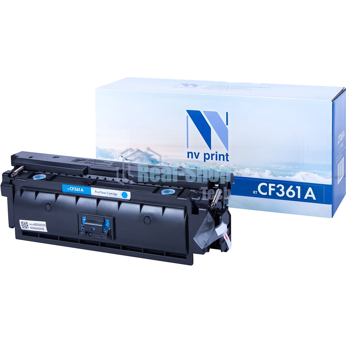 Картридж лазерный NVPrint совместимый НР CF361A Cyan для LJ Color M552/M553 (5000k)