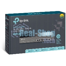 Коммутатор TP-Link TL-SG1008MP 8-портовый настольный/монтируемый в стойку гигабитный коммутатор с 8 портами PoE+