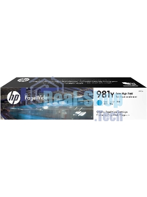 Картридж струйный HP 981Y голубой Original PageWide Crtg