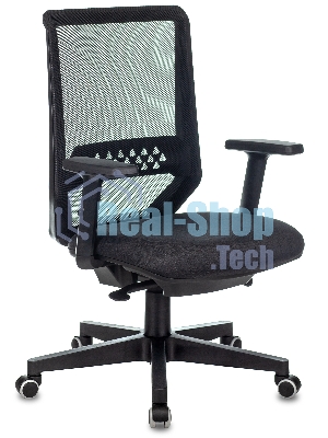 Кресло Бюрократ EXPERT TW-01 черный, сетка, подголовник