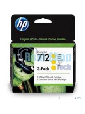 Картридж струйный HP 712 3ED79A желтый x3упак. (29мл) для HP DJ Т230/630