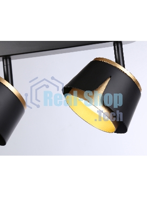 Светильник Ambrella light TN71237/3 BK/GD черный/золото GX53/3 380*100*147