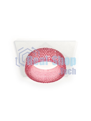 Комплект встраиваемого светильника Ambrella light XC6520042 SWH/PI белый песок/розовый MR16 GU5.3 (C6520, N6152)
