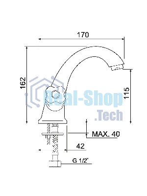 SL116-161 Смеситель для умывальника