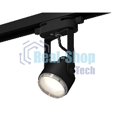 Светильник Ambrella light XT6602021 PBK/PSL черный полированный/серебро полированное MR16 GU10 (C6602, N6122)