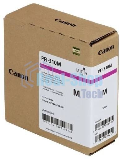 Картридж струйный Canon PFI-310 M 2361C001 пурпурный для Canon TX-2000/TX-3000/TX-4000