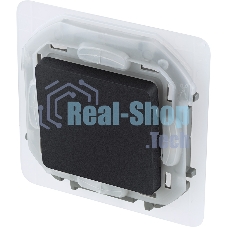 Переключатель IP44 10AX 250 В антрацит