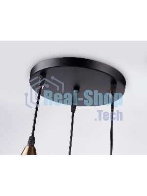 Светильник Ambrella light TR8435/3 BK/FGD черный/золото E27/3 max 40W D360*800