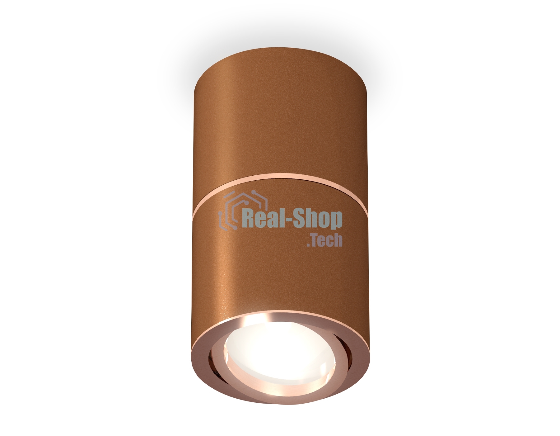 Светильник Ambrella Light XS7404080 SCF/PPG кофе песок/золото розовое полированное MR16 GU5.3 (C7404, A2073, C7404, N7005)