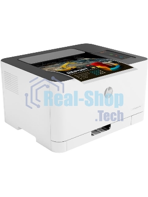 Принтер лазерный HP Color Laser 150nw (4ZB95A), A4, цветной, печ. до 18 стр/мин. (ч/б) до 4 стр/мин. (цвет), 600 x 600 dpi, USB, RJ-45, Wi-Fi, Air Print, Mopria