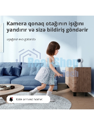 Камера AQARA Camera Hub G3/Камера+ управления/Управление жестами/Камера 360/2K 2304х1296p/Протокол связи:Zigbee/WiFi/Питание:USB-C/белый CH-H03