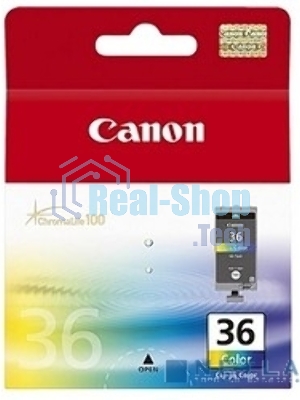 Картридж струйный CLI-36Color (1511B001) для Canon Mini Pixma 260, Цветной, 250 стр.