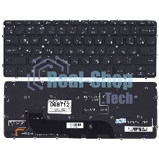 Клавиатура для ноутбука Dell XPS 12 13 черная с подсветкой