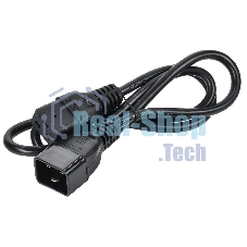 Кабель электропитания PDU 3х1,5 1М с разъемами С19-C20