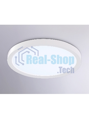Светильник светодиодный ультратонкий Ambrella light FZ1903 WH белый IP54 20W 3000K-6500K CCT-переключатель D300*25 (Без ПДУ)