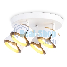Светильник Ambrella light TN71241/4 WH/GD белый/золото GX53/4 D250*147