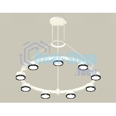 Светильник Ambrella light XR92031801/9 SWH/PBK белый песок/черный полированный GX53 (A9203, C9241, N8113)