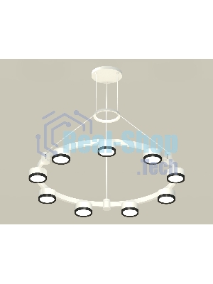 Светильник Ambrella light XR92031801/9 SWH/PBK белый песок/черный полированный GX53 (A9203, C9241, N8113)