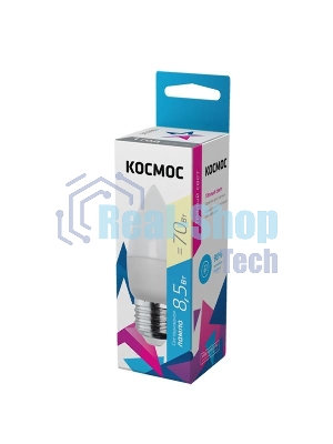 Лампа светодиодная Космос LED BASIC CN 8.5Вт 220В E27 3000К