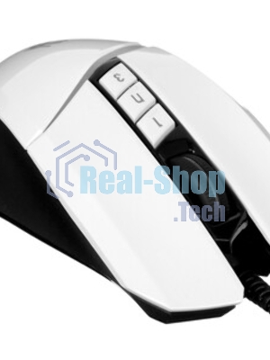 Мышь проводная A4Tech Bloody W60 Max белый, 10000 dpi, USB, кнопки - 10