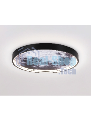 Настенно-потолочный светодиодный светильник Ambrella light FW11111 BK черный 18W LED 3000-6400K D300*38