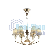 Люстра Ambrella light LH75401/6 GD/GR золото/серый E14*6 max 40W D700*1260