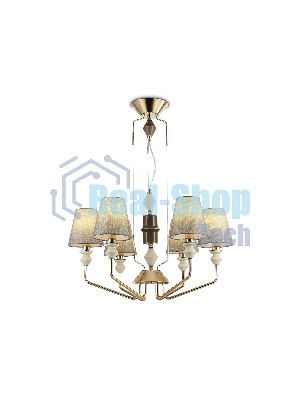 Люстра Ambrella light LH75401/6 GD/GR золото/серый E14*6 max 40W D700*1260