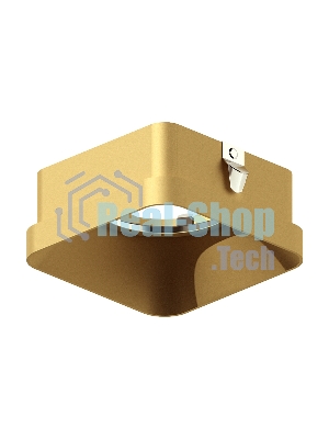 Насадка для корпуса светильника N7704 SGD золото песок 70*70*H35mm Out10mm MR16