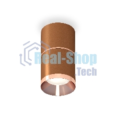 Светильник Ambrella Light XS7404081 SCF/PPG кофе песок/золото розовое полированное MR16 GU5.3 (C7404, A2073, C7404, N7035)