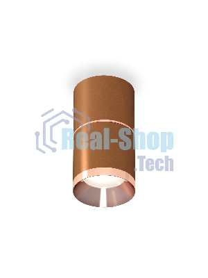 Светильник Ambrella Light XS7404081 SCF/PPG кофе песок/золото розовое полированное MR16 GU5.3 (C7404, A2073, C7404, N7035)