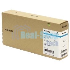Картридж струйный Canon PFI-710 C 2355C001 голубой (700 мл) для Canon TX-2000/TX-3000/TX-4000